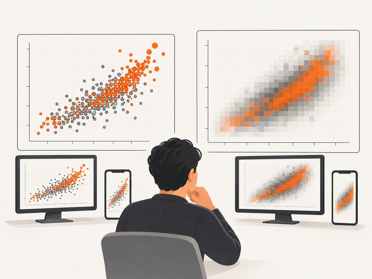 Rendering choice is one factor; measure responsiveness with your own data and target devices.