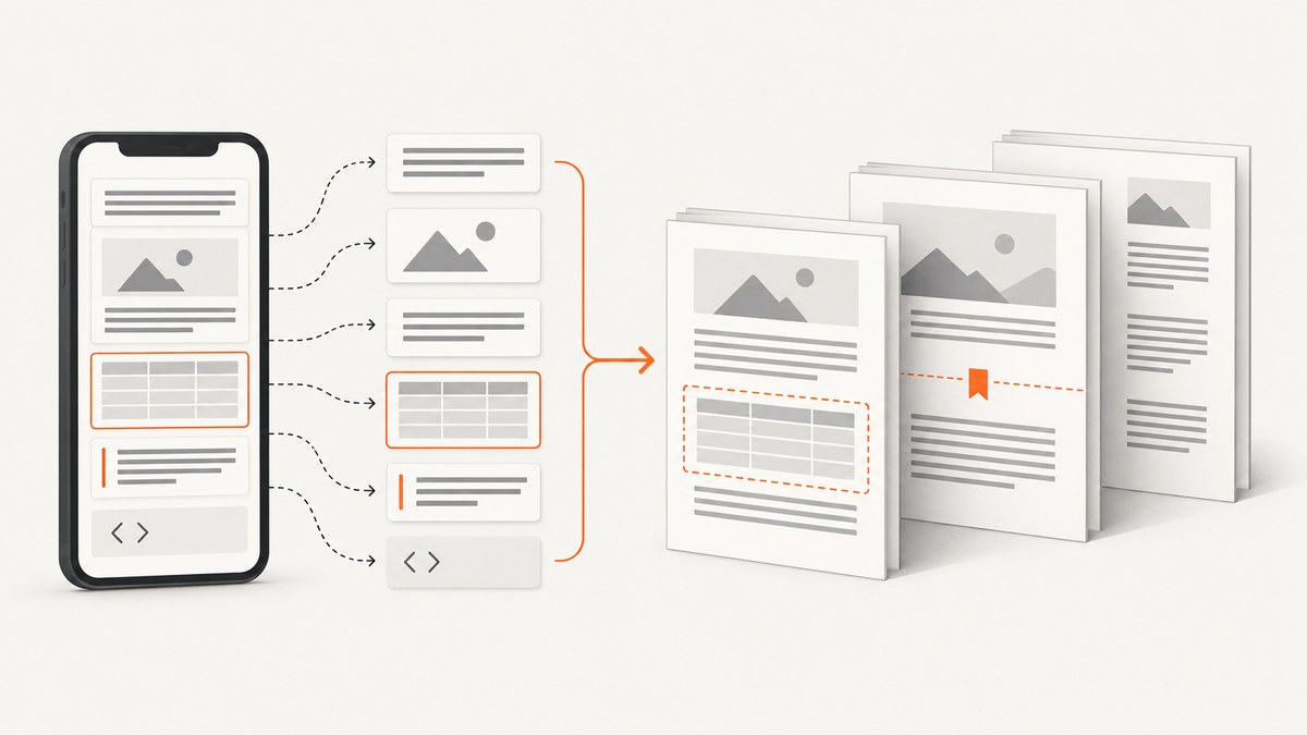How to Control Page Breaks With react-native-html-to-pdf