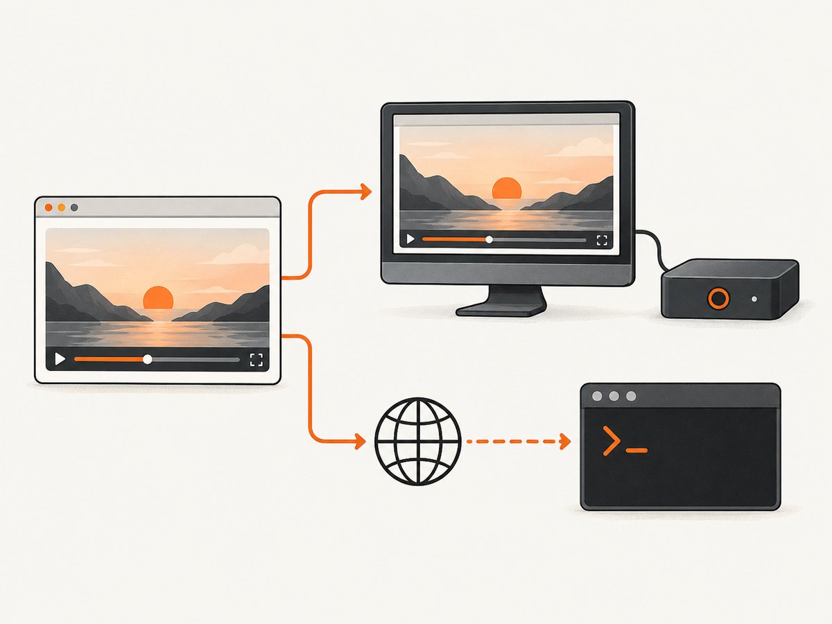 Direct stream capture and screen recording are different fallback paths.