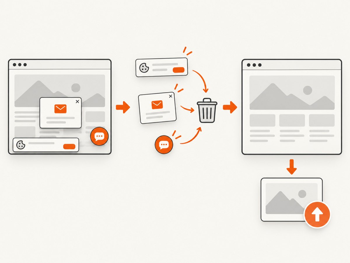 Removing overlays before capture avoids sending unwanted pixels and extra processing.