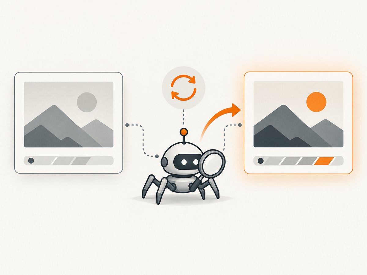 Changing the image URL creates a new cache key when replacing pixels alone does not refresh the preview.