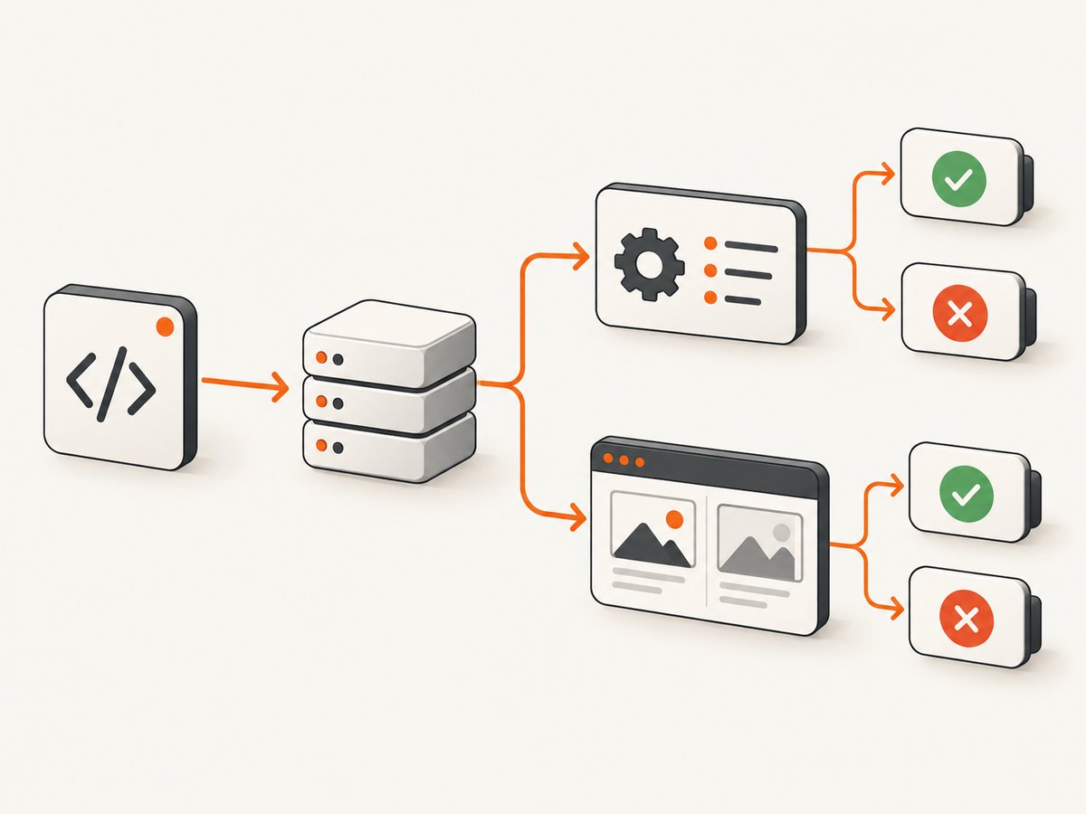 Regression testing follows a change through previously working paths and compares the resulting evidence.