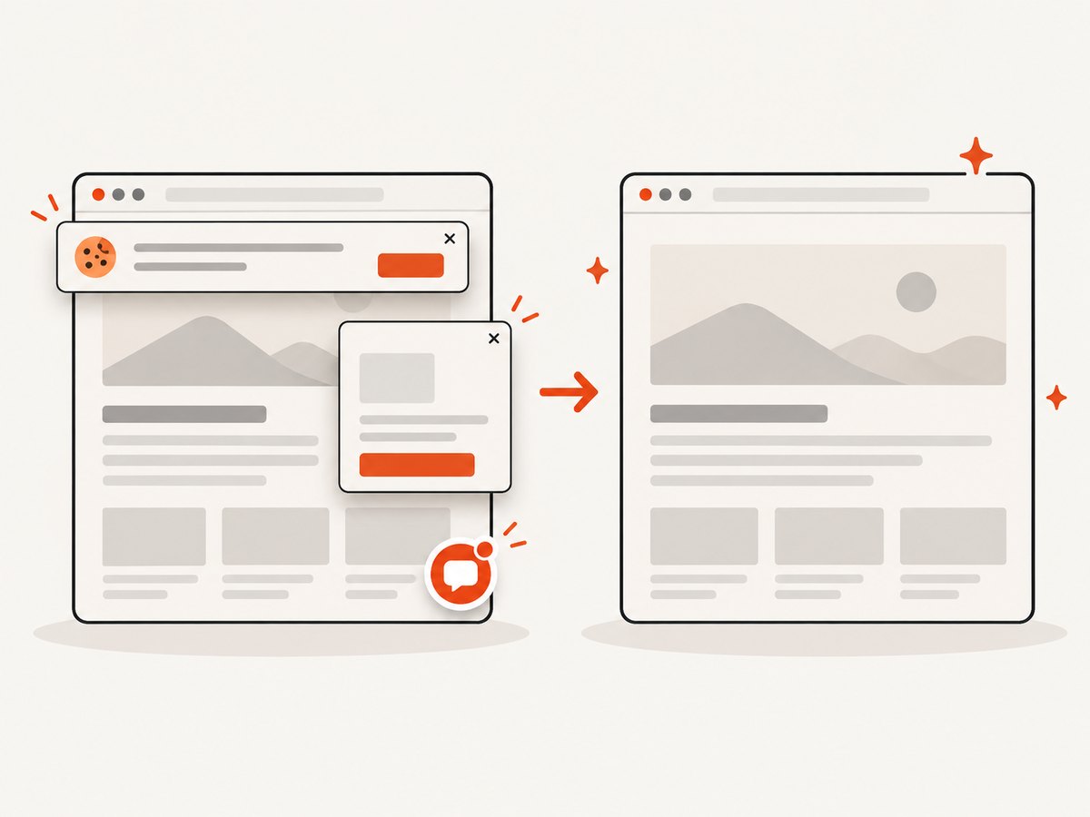 A deterministic screenshot pipeline removes unstable overlays before visual comparison.