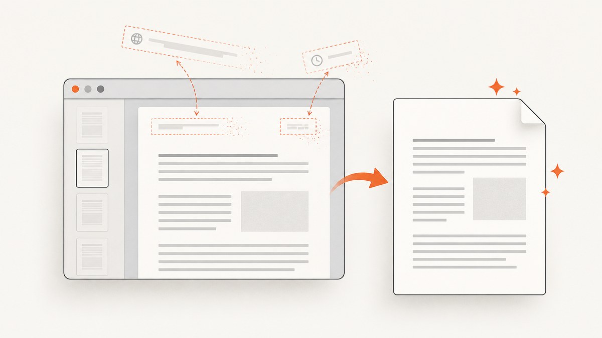 How to Remove the Date, Time, and Blank Page URL From Puppeteer PDFs