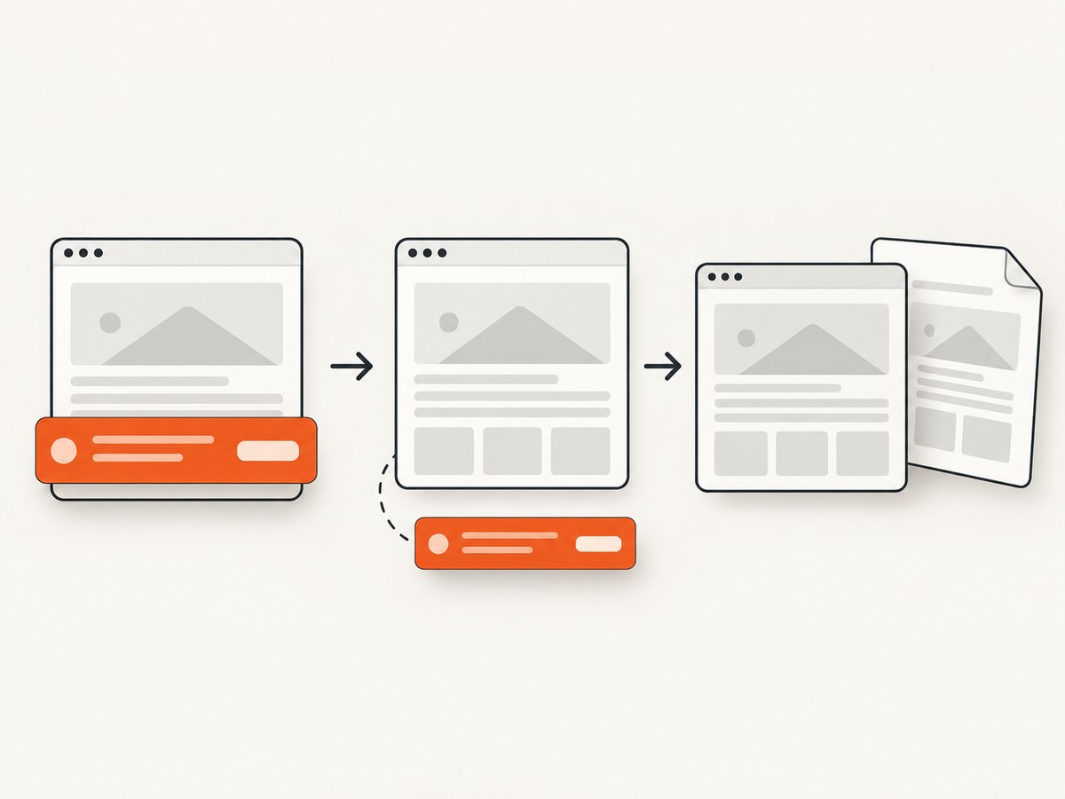 The dependable order is wait for the page, remove unwanted nodes, then capture the image or PDF.