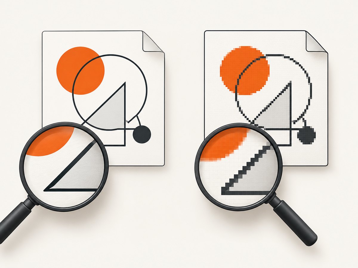 Inspect the PDF at high zoom to detect rasterization and feature loss.