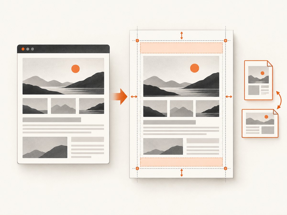 Paper dimensions, margins, orientation, and templates all need explicit mapping during migration.