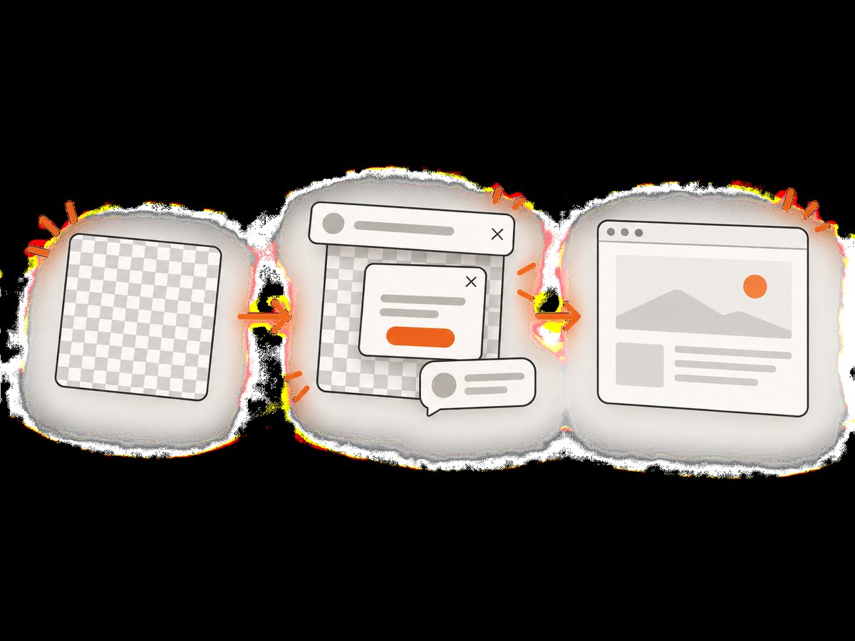A clean capture removes obstructing overlays before the final image is returned.