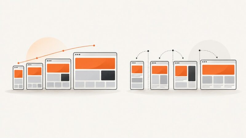 Responsive Design vs. Adaptive Design: Key Differences