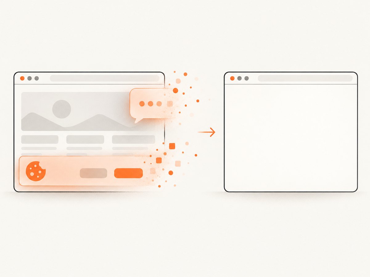 Automated capture can remove overlays before recording a responsive state.
