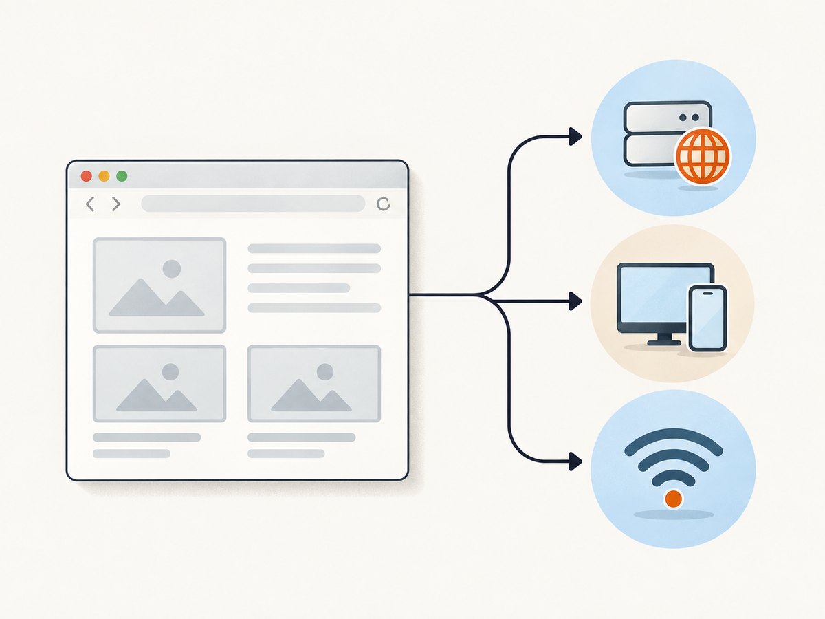 Compare another site, device, or network to locate the scope of a Safari image failure.