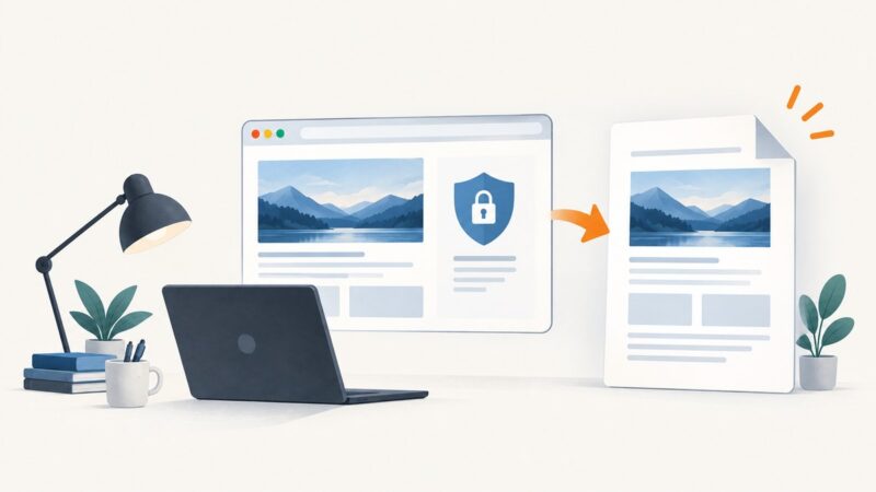 How to Save Bot-Protected Web Pages as PDFs