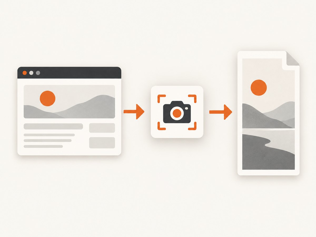A full-page capture turns one URL into an image containing content below the viewport.