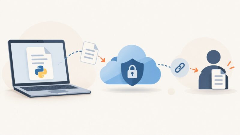 Save a Generated PDF Online and Get Its URL in Python