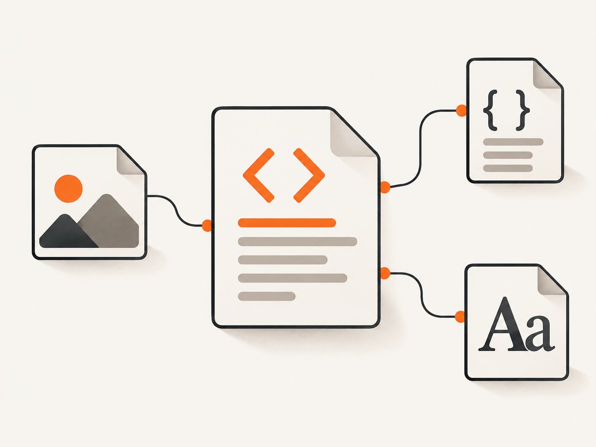 A saved DOM snapshot can still depend on external page resources.