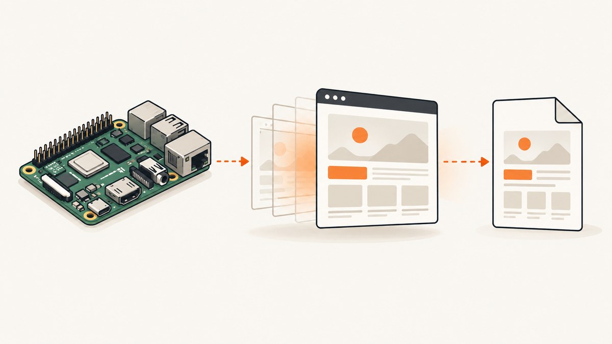 How to Save JavaScript-Rendered HTML to a File with Puppeteer on Raspberry Pi