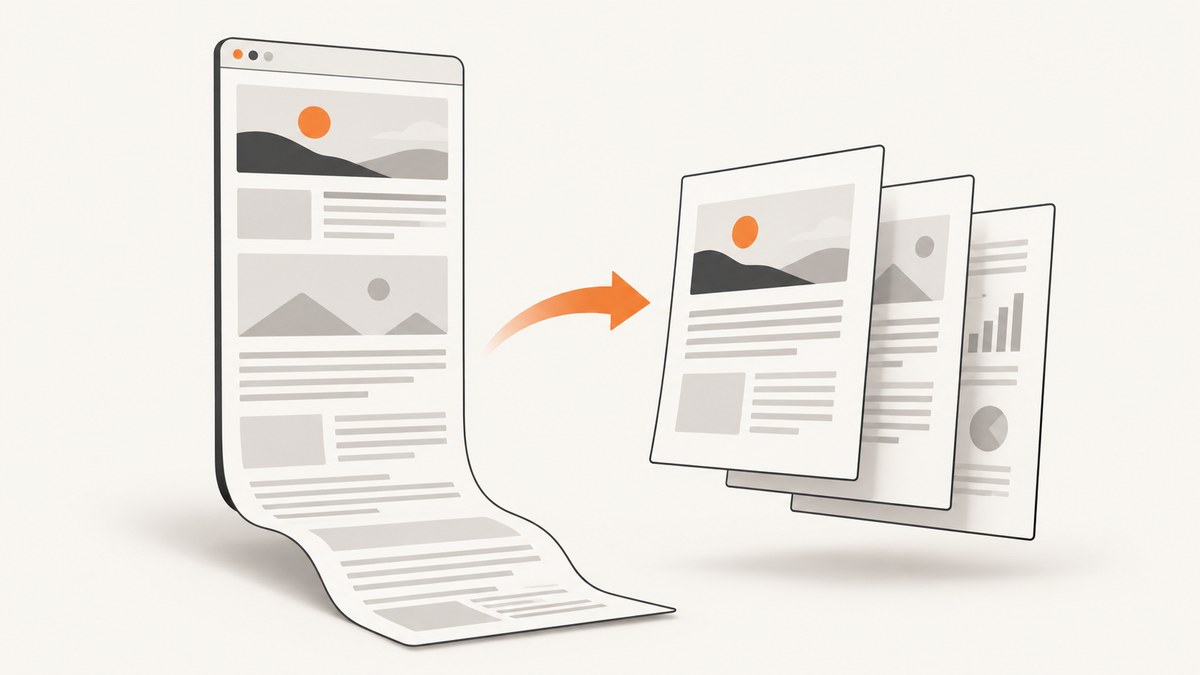 How to Save a Scrolling Webpage as PDF