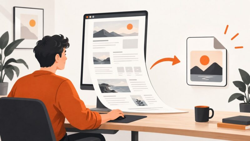 How to Save Web Articles as PDFs for a Searchable Archive