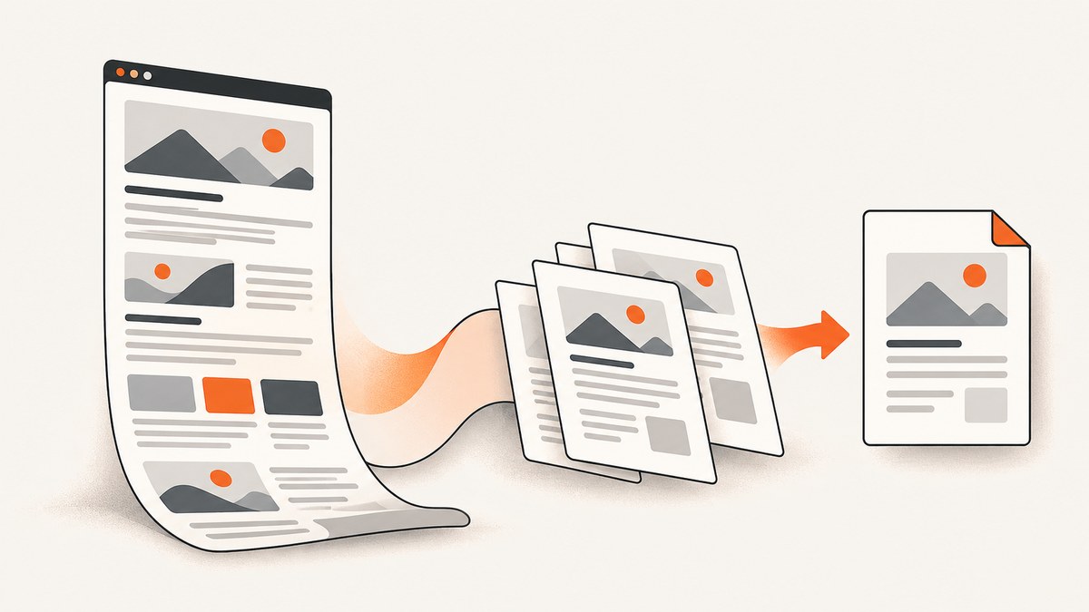 How to Save a Web Page Screenshot as a PDF