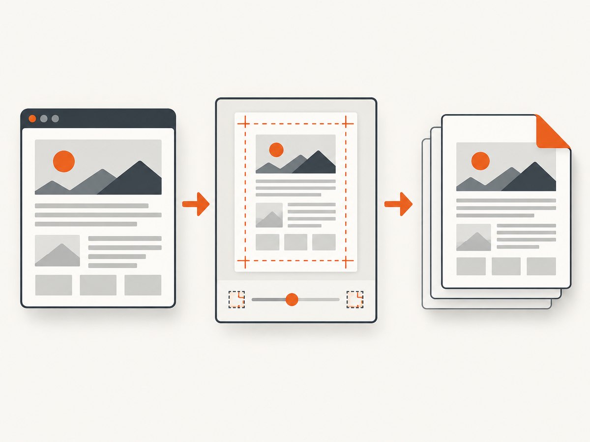 Print preview is where page fit, margins, and backgrounds can be checked before saving.