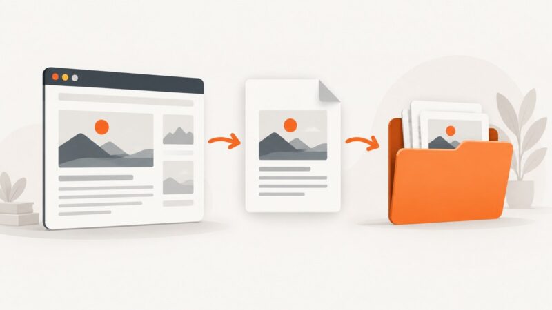 How to Save a Webpage as a Document