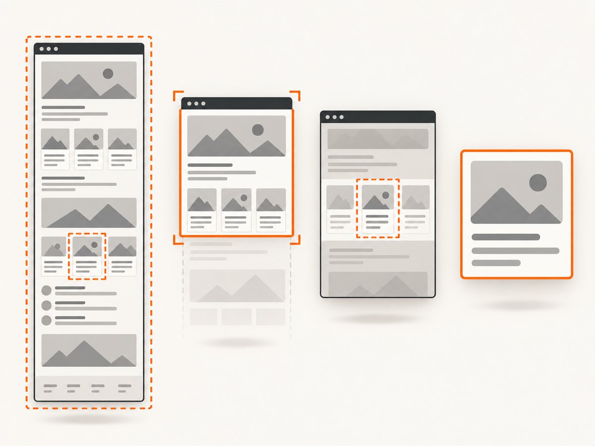 Choose full-page, visible-area, region, or element capture based on what the image needs to include.