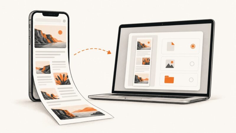 How to Save a Webpage as an Image in Safari