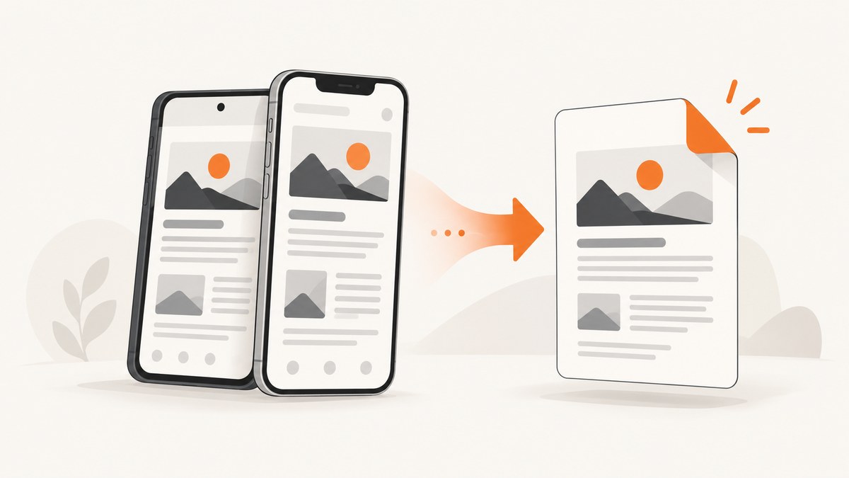 How to Save a Webpage as a PDF on Mobile