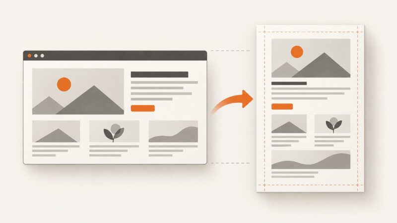 How to Scale Web Pages When Exporting to PDF