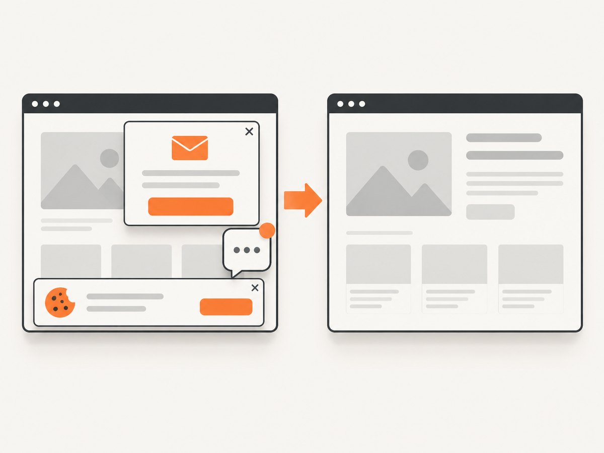 Consent banners and other overlays can change a scheduled capture unless they are handled deliberately.
