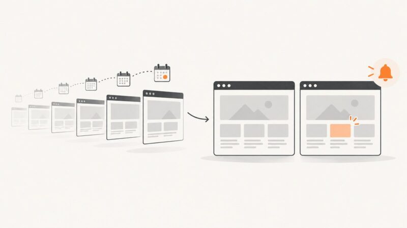 How to Schedule Website Screenshots and Monitor Changes