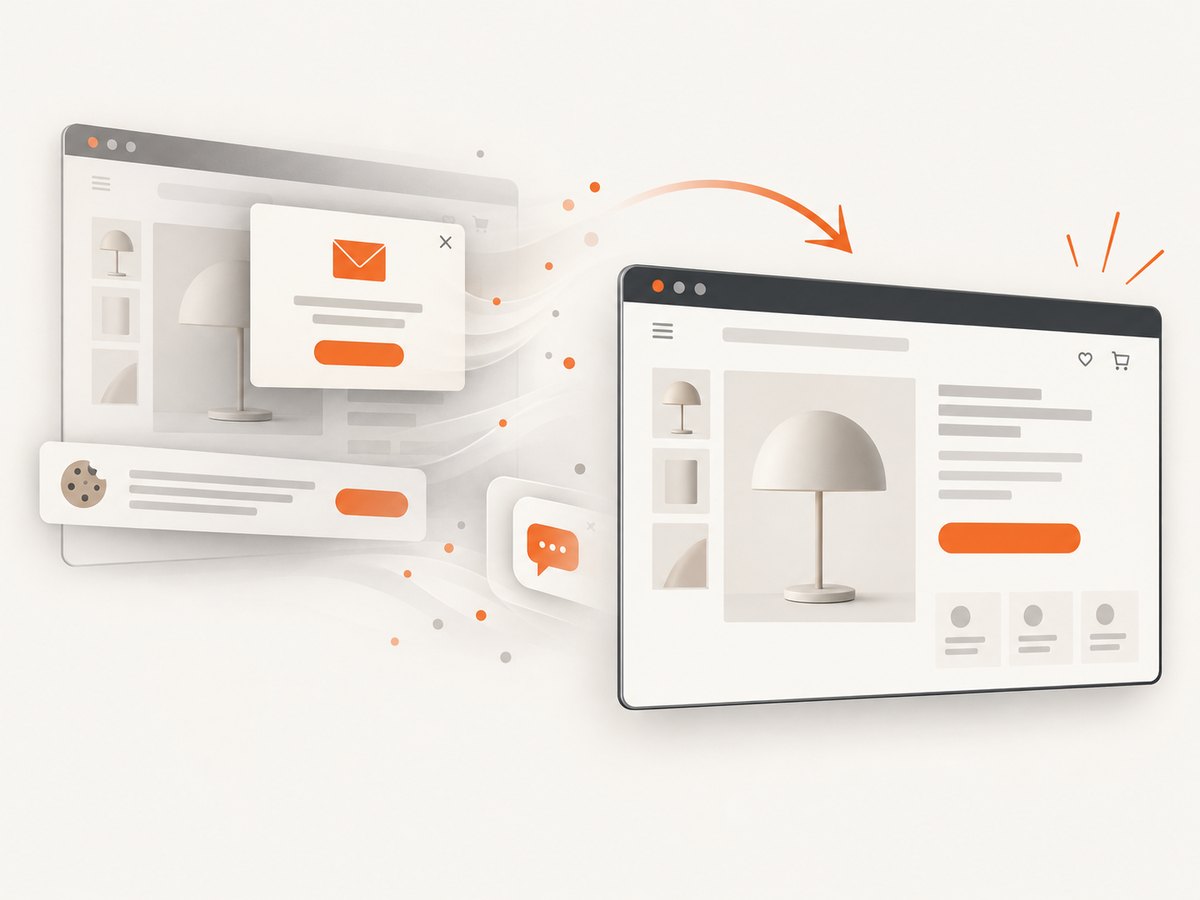 A clean capture removes common overlays before saving the page image.