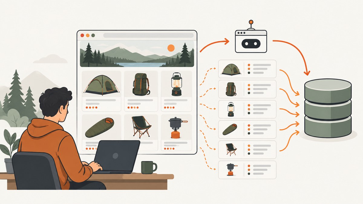 How to Scrape Camping Wagner Product Pages