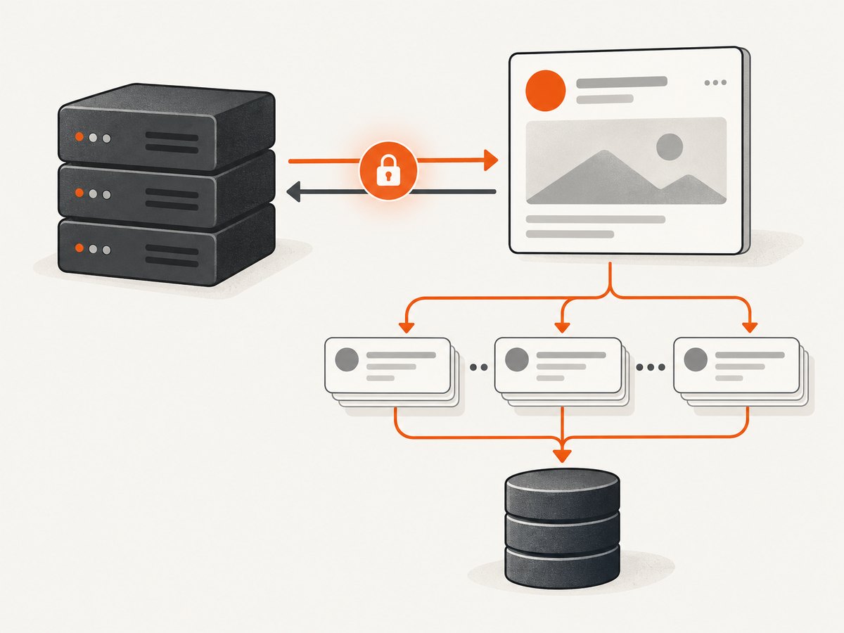 The authorized Graph API flow returns comments in pages tied to the parent object's permissions.