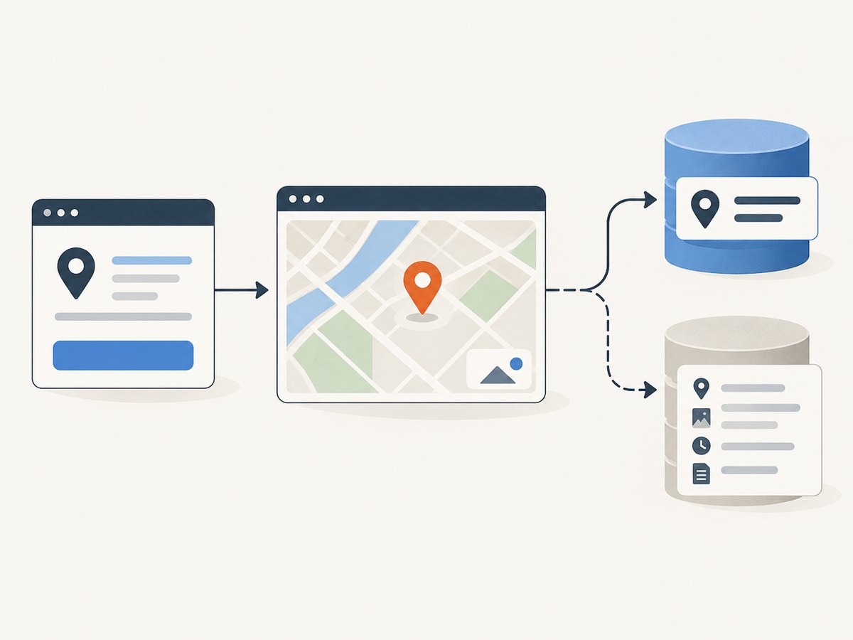 Treat place IDs and the rest of a place record differently, and confirm the permitted use before storing content.