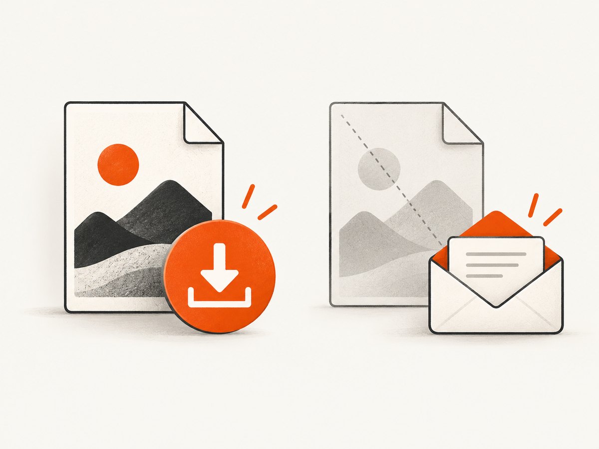 Use the download control when it is offered; otherwise ask the creator or choose a licensed alternative.