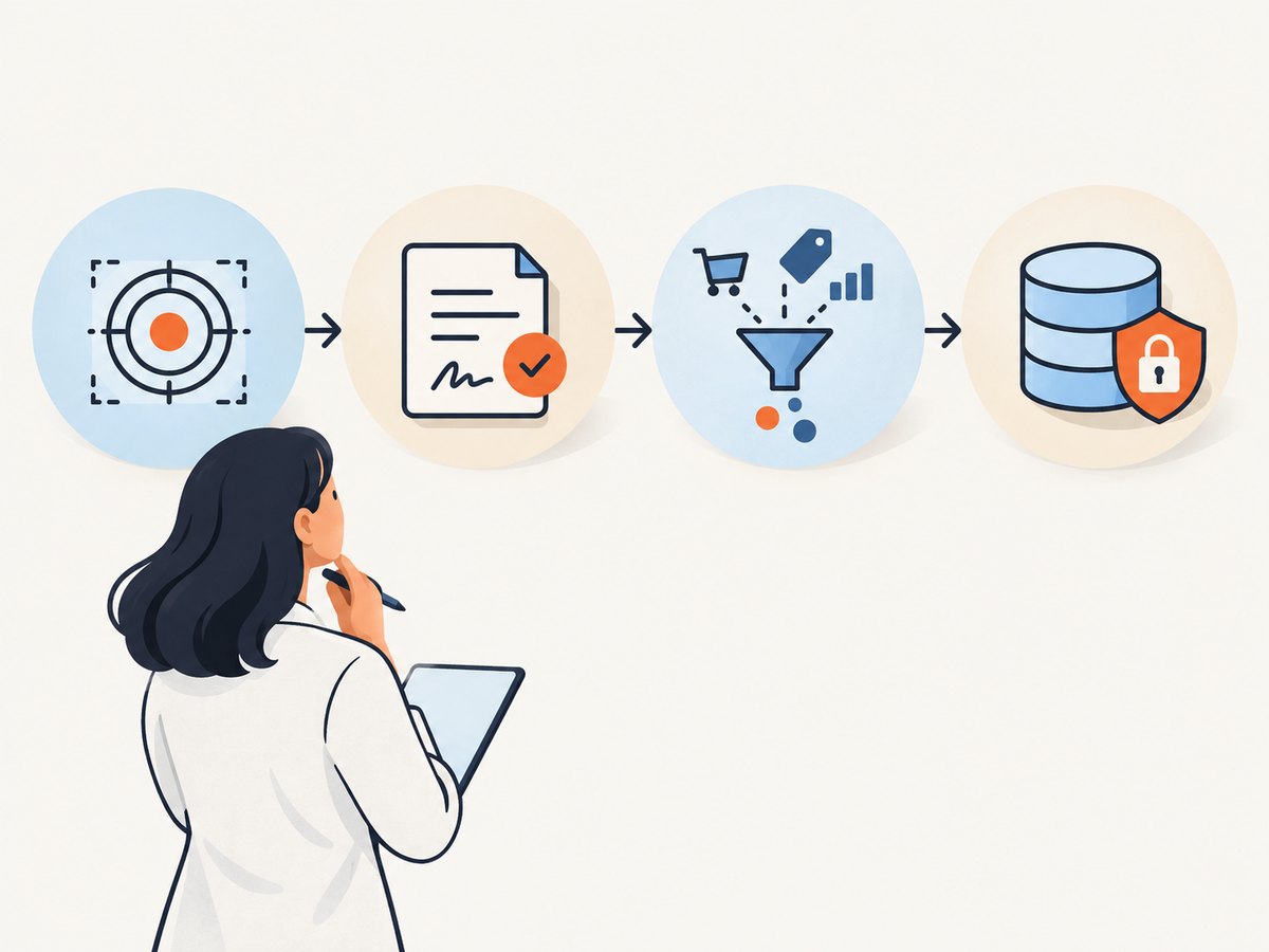 A responsible project defines its data need, confirms access, and enforces the approved scope.