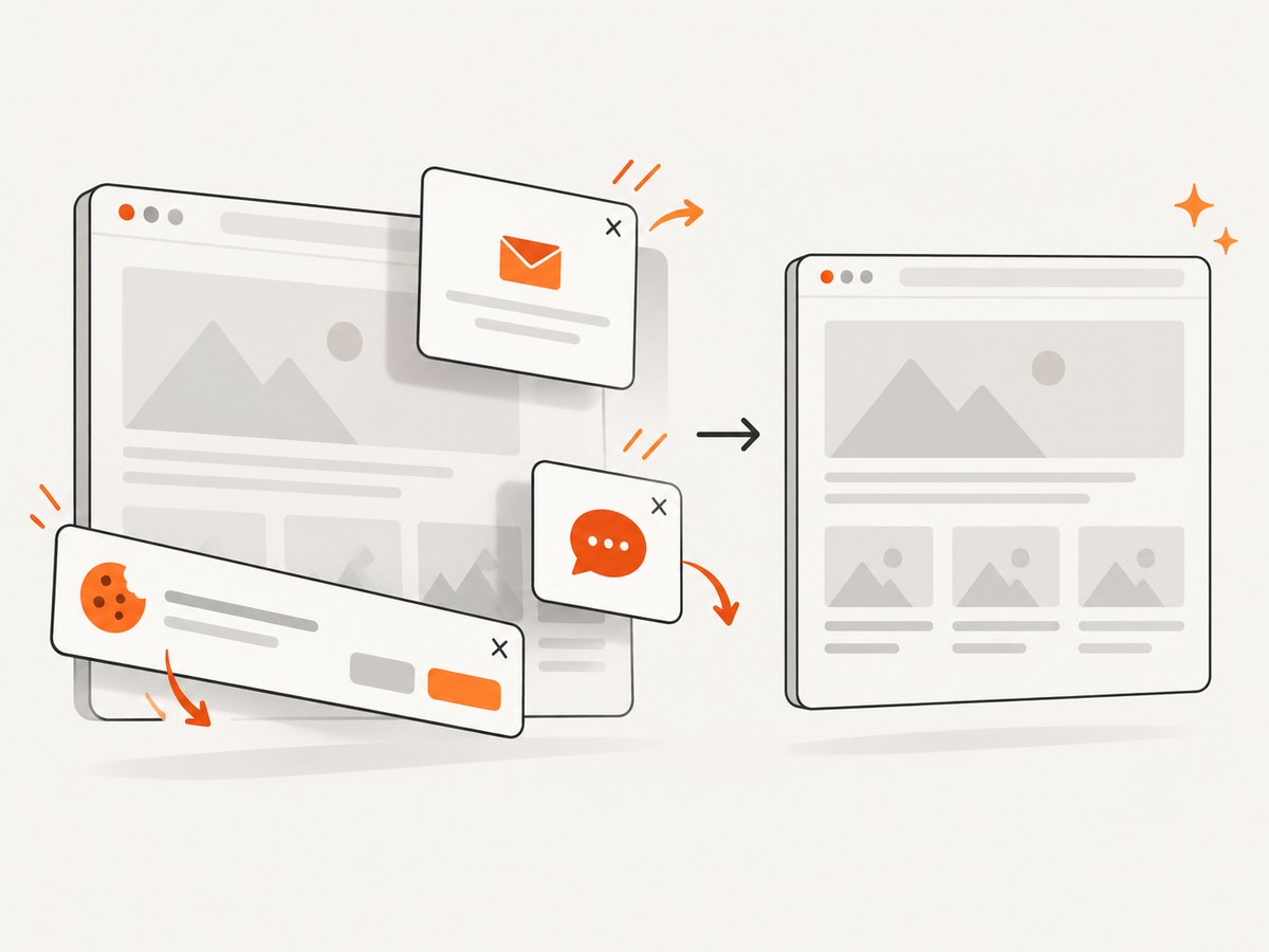 Clean-page processing matters when the deliverable is a screenshot or PDF.
