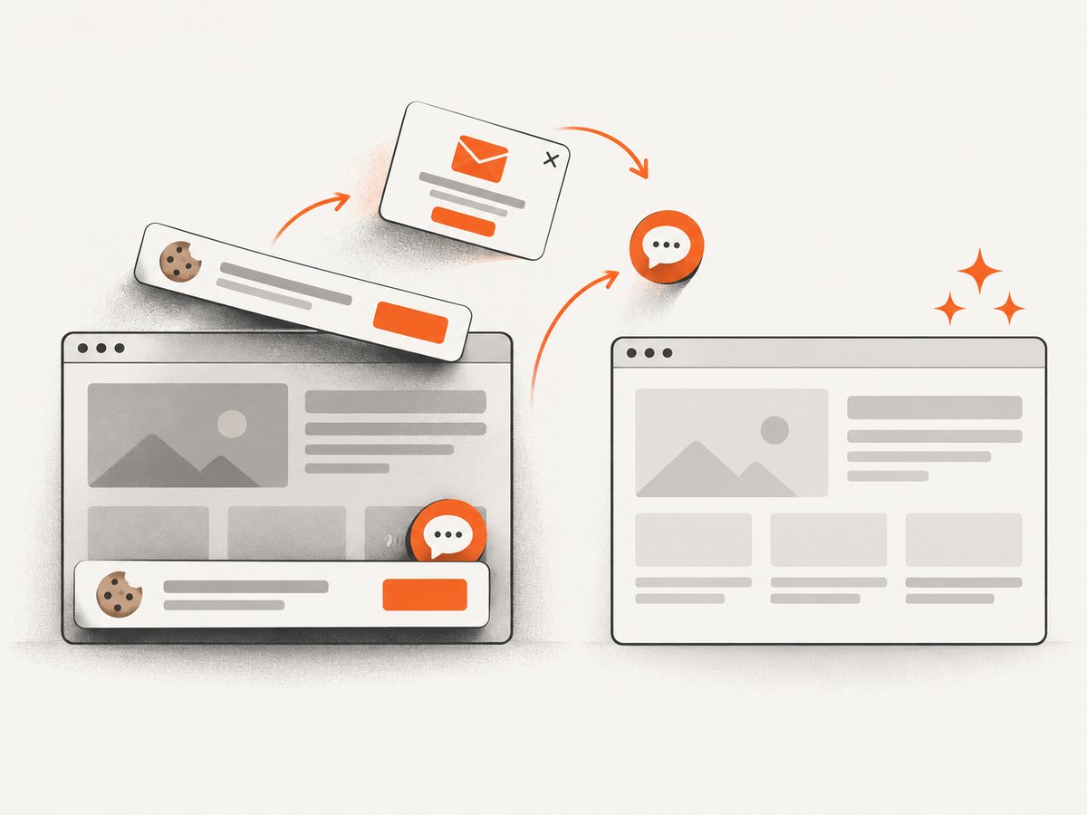 Automated web capture often needs consent and transient UI handled before the final image.