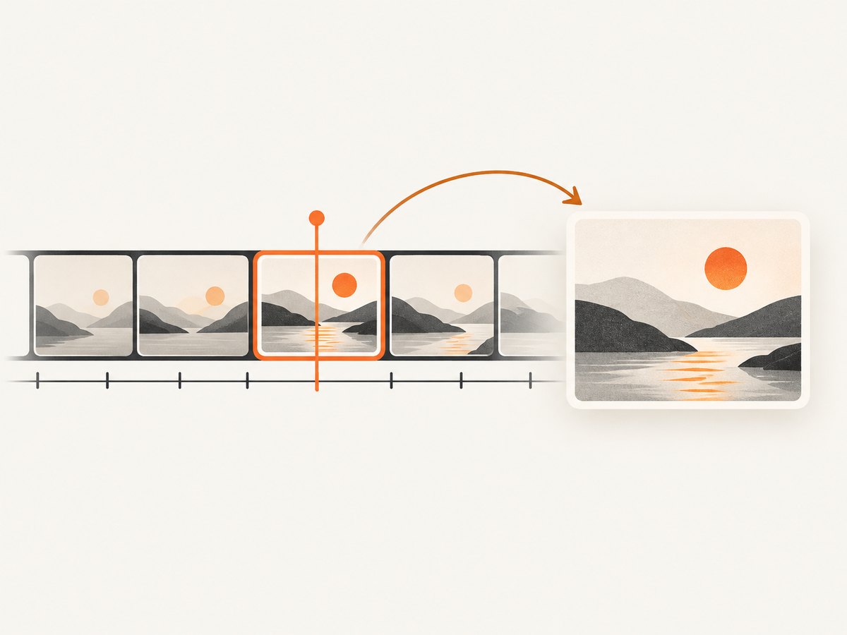 Premiere Pro exports the exact frame under the playhead as a reusable still.