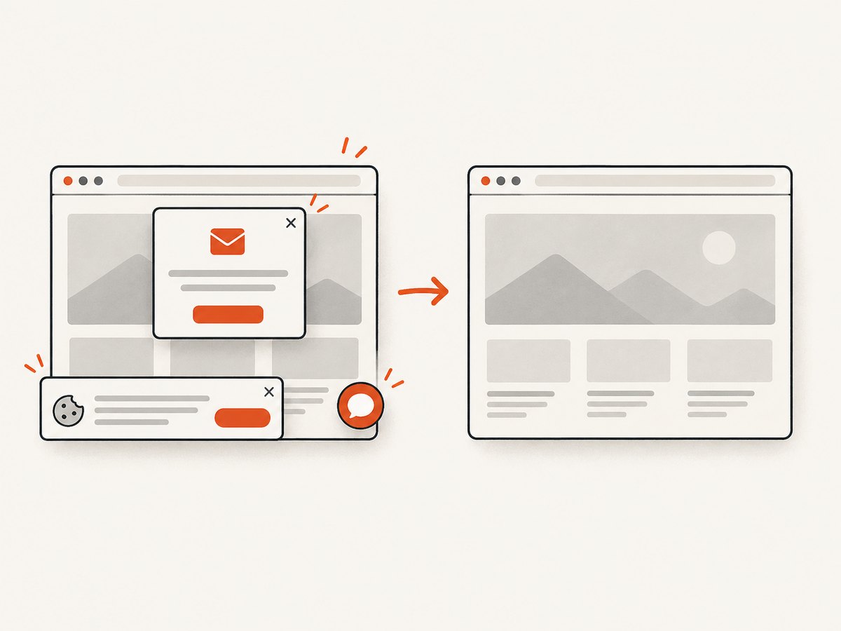 Capture controls can wait for content and remove unwanted overlays before the image is returned.