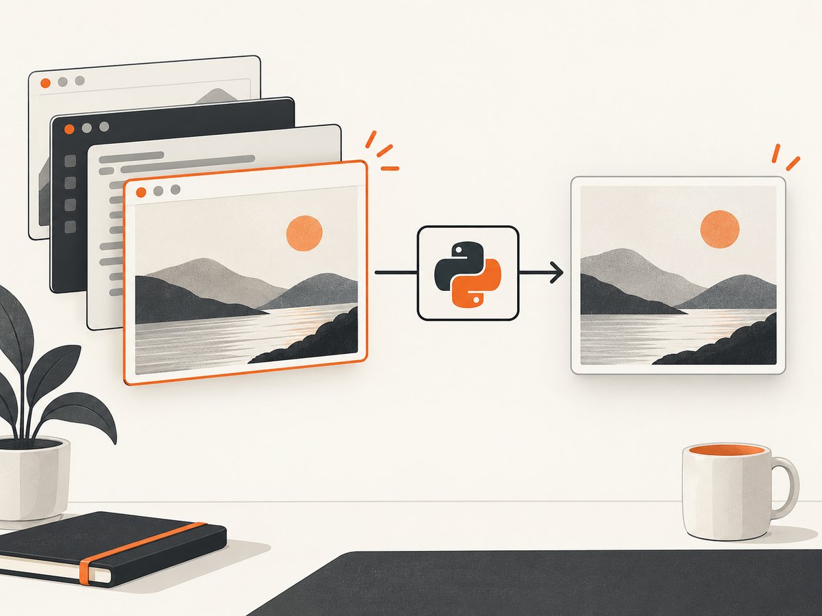 ScreenCaptureKit selects a shareable window directly instead of copying the visible desktop.