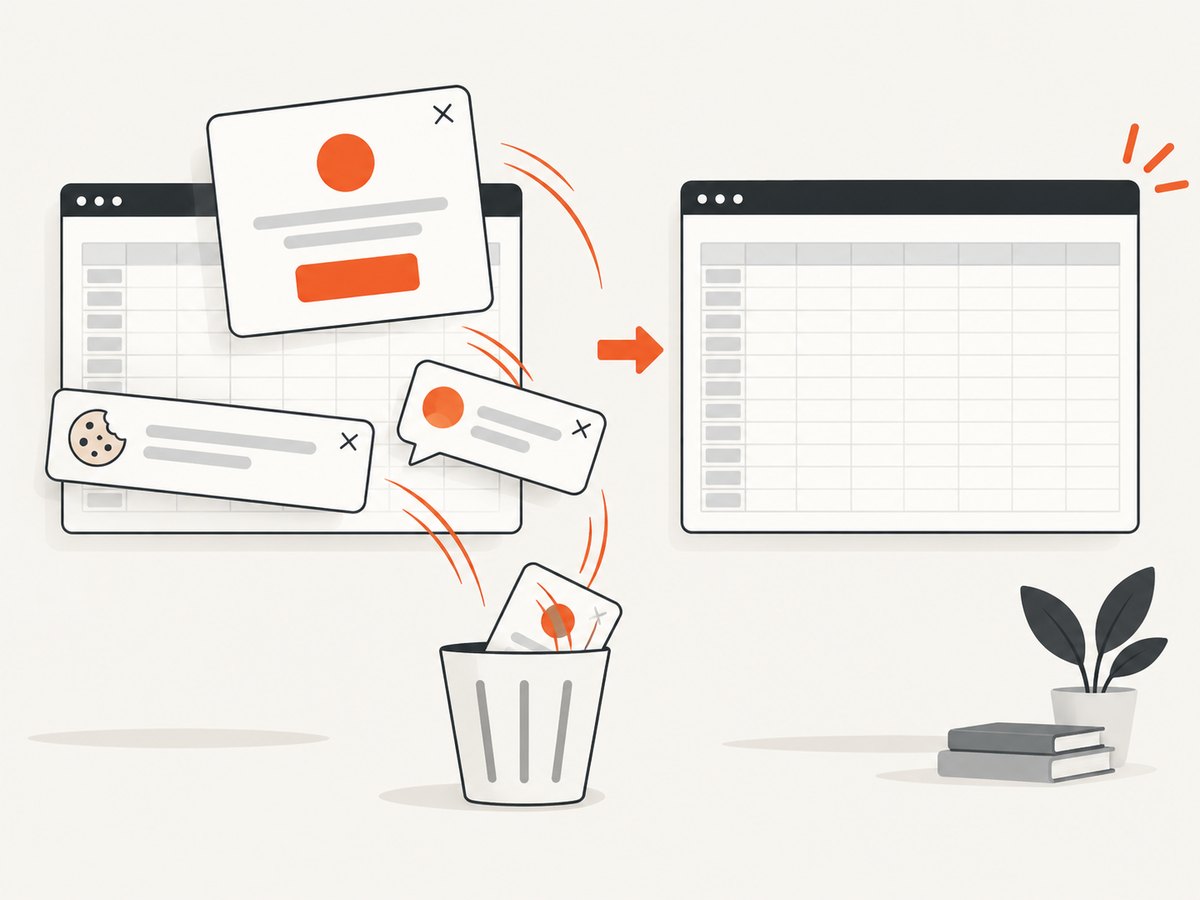 Automated capture can clean common overlays before saving the result.