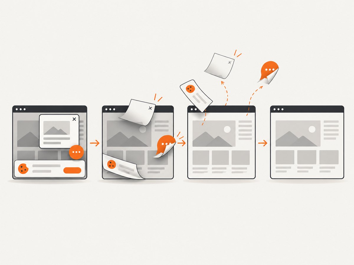 ScreenshotNeo removes common overlays before capturing a published page.