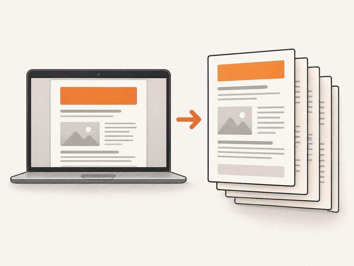 A screenshot captures the view on screen; printing to PDF creates a document file.