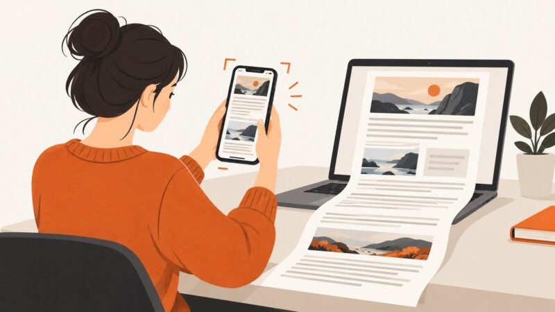 How to Take a Screenshot of a News Article