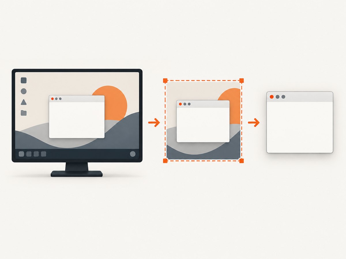 Window capture follows the selected window; region capture follows fixed screen coordinates.