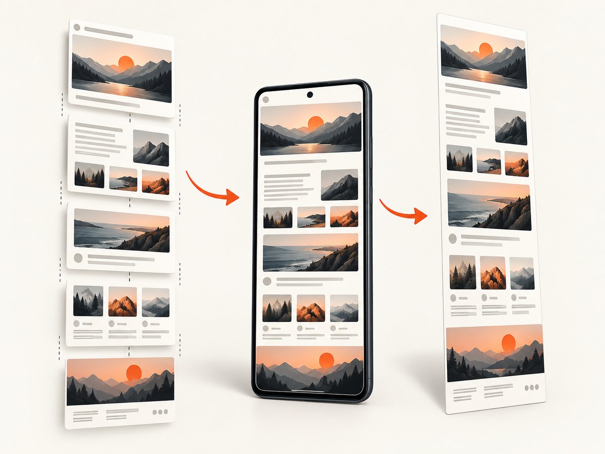 Extended capture can combine a scrollable page into one long screenshot when supported by the software.