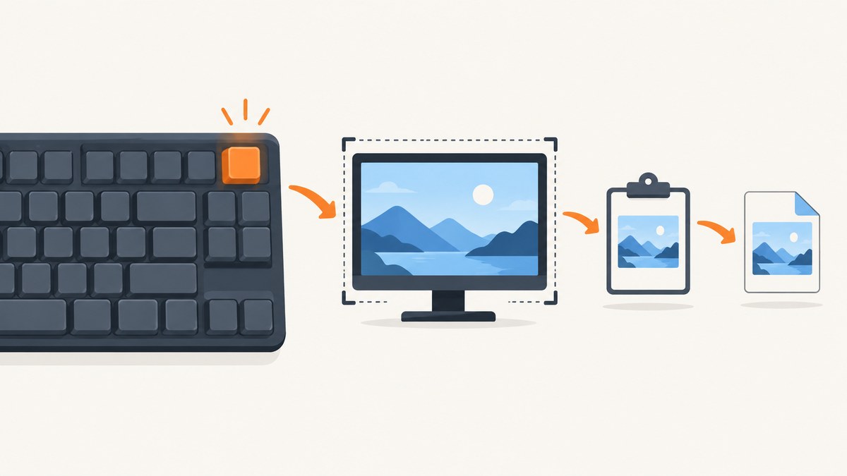 How to Take a Screenshot with the Print Screen Key