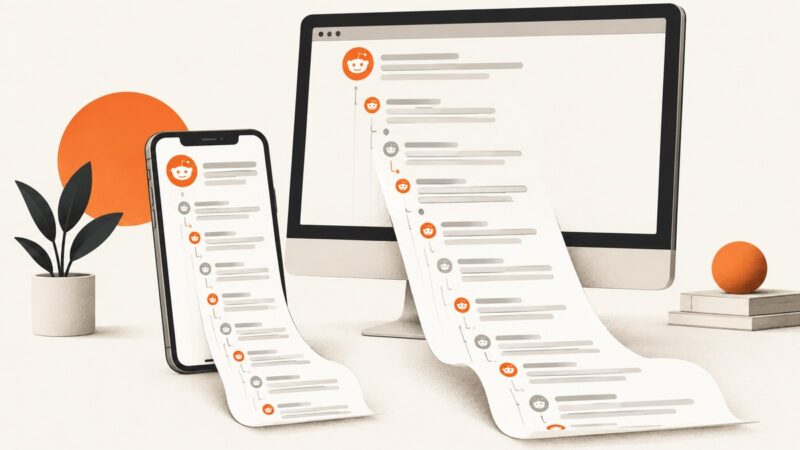 How to Take a Screenshot of a Reddit Thread